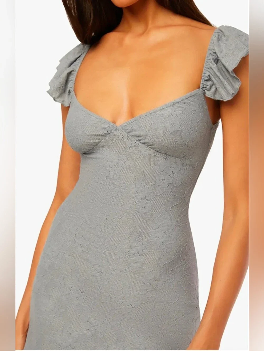 WeWoreWhat Lace Ruffle Mini Dress - Picture 3 of 7